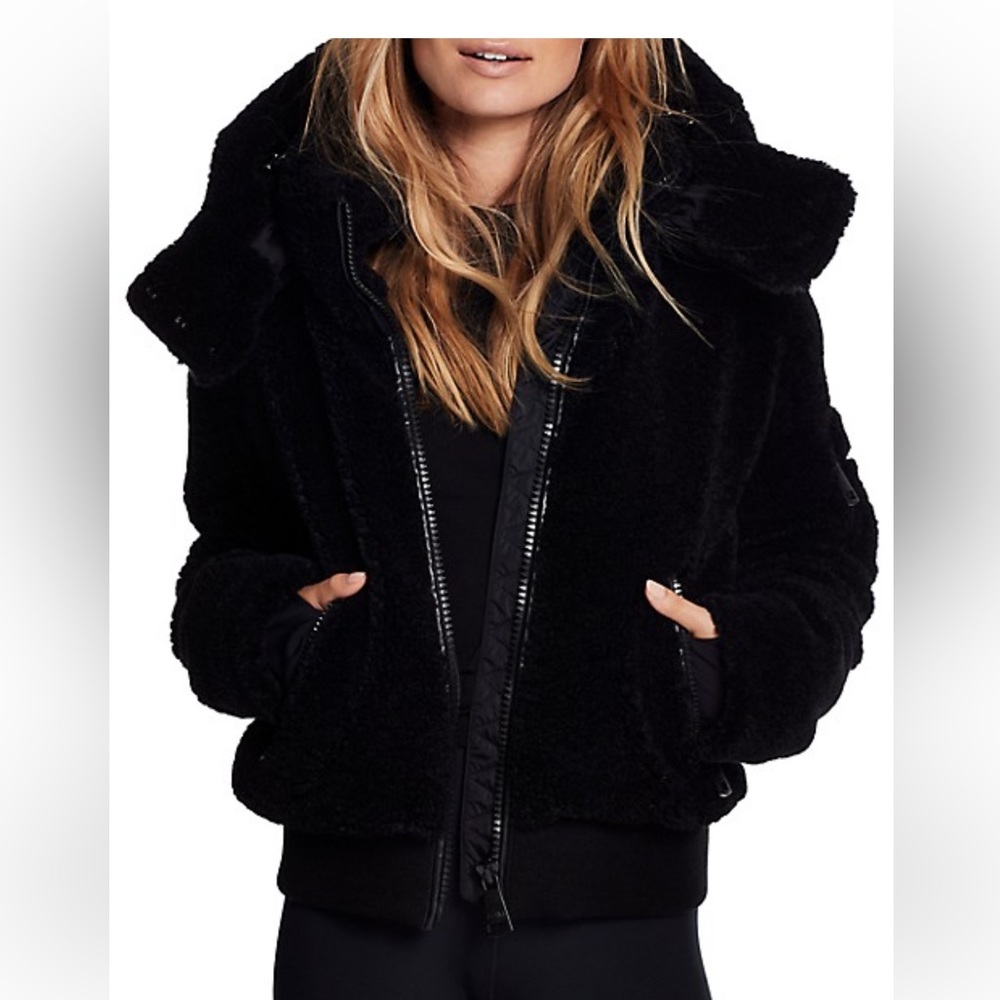 SAM. Nala hooded Sherpa jacket.